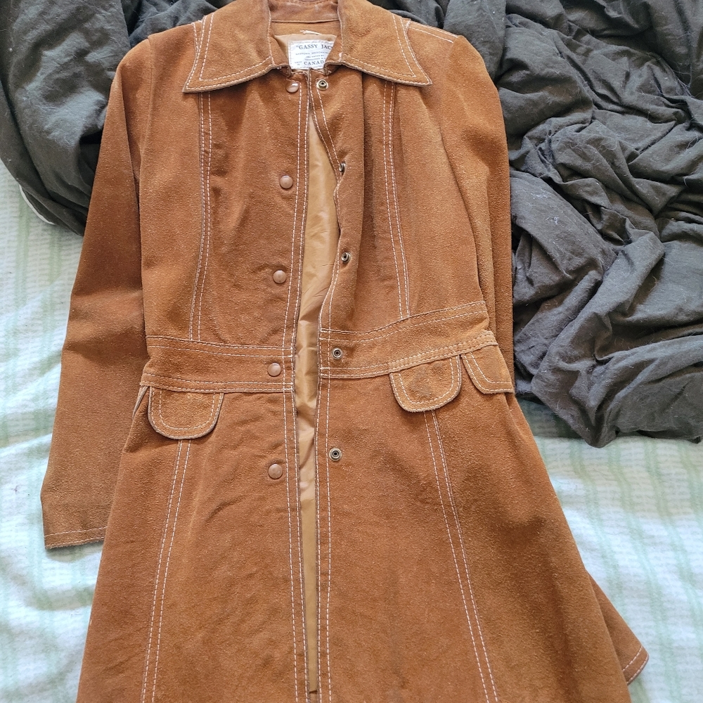 Vintage Gassy jack suede lether jacket